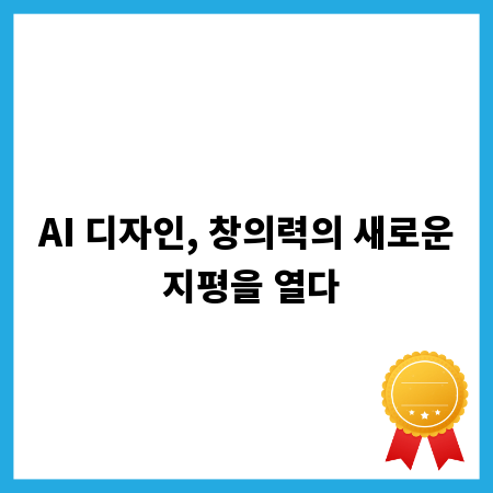 AI 디자인, 창의력의 새로운 지평을 열다
