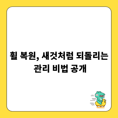 휠 복원, 새것처럼 되돌리는 관리 비법 공개
