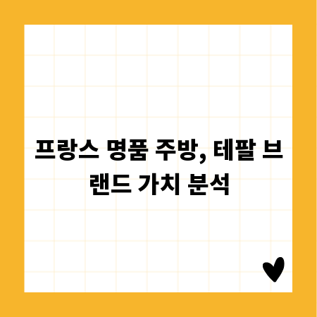 프랑스 명품 주방, 테팔 브랜드 가치 분석